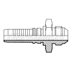 Фитинг JIC (ш) 1.3/16" DN=20 InterLock (Vitillo SPA)