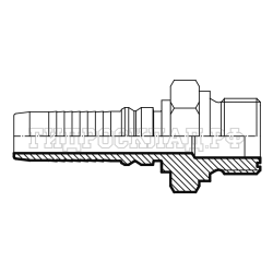 Фитинг ORFS (ш) 1.11/16" DN=25 InterLock (Vitillo SPA)
