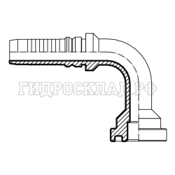 Фитинг SFS D=47.6 DN=20 (90°) InterLock long drop (Vitillo SPA)