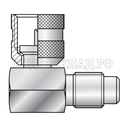Адаптер на точку контроля M16x1.5 (90°) (Mini Press)