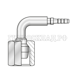 Фитинг DKL(г) M16x1.5 Ду=2мм (90°) (Mini Press)