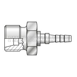 Фитинг DKOS(ш) M14x1.5 Ду=2мм (0°) (Mini Press)