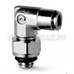 Фитинг цанга 90° P= 3мм - M3 (поворотный) (Camozzi)