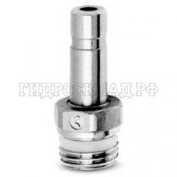 Фитинг в цангу P= 6мм - G1/8 (Camozzi)