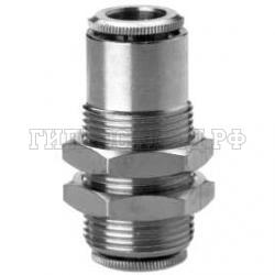 Фитинг цанга 0° P=12мм проходной (Camozzi)