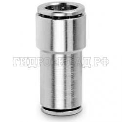 Фитинг цанга 0° P= 6- 4мм (соединитель) (Camozzi)