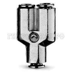 Фитинг цанга Крестовина P= 3мм (Y-образный) (Camozzi)