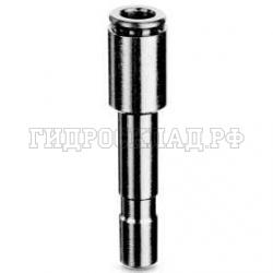 Фитинг цанга 0° P= 3мм - PIPE Ф=4 мм (Camozzi)