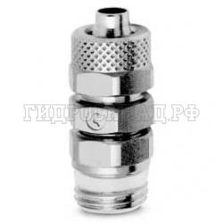 Фитинг с накидной гайкой 0° P= 8/6мм - G1/4 (поворотный) (Camozzi)