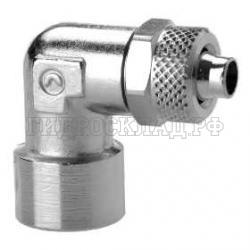 Фитинг с накидной гайкой 90° P=10/8мм - G1/4(вр) (Camozzi)