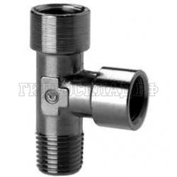 Тройник R1/8(ш) - G1/8(вр) - G1/8(вр) (Camozzi)