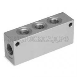 Коллектор вх.G1/2 - вых.G3/8 x 6 x 1 (Camozzi)